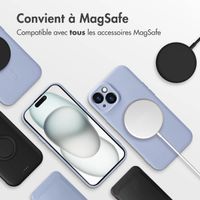 imoshion Coque Couleur avec MagSafe Apple iPhone 15 - Lila