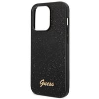 Guess Coque Glitter Flakes iPhone 14 Pro Max - Noir