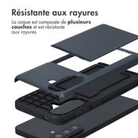 imoshion Coque arrière avec porte-cartes Samsung Galaxy A57 (5G) - Bleu foncé
