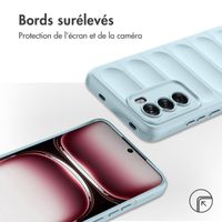 imoshion Coque arrière EasyGrip Oppo Reno 12 - Bleu clair