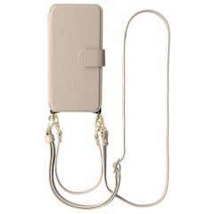 Selencia Étui Riva avec MagSafe et cordon de téléphone Samsung Galaxy A57 (5G) - Beige