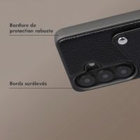 Selencia Coque Riva avec porte-cartes Samsung Galaxy S26 Plus - Noir