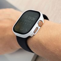 imoshion Coque rigide à couverture complète Apple Watch Ultra / Ultra 2 / Ultra 3 - 49 mm - Blanc