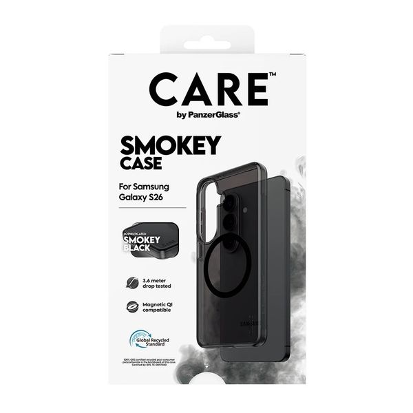 CARE by PanzerGlass Coque Urban Combat Samsung Galaxy S26 - Smokey Black