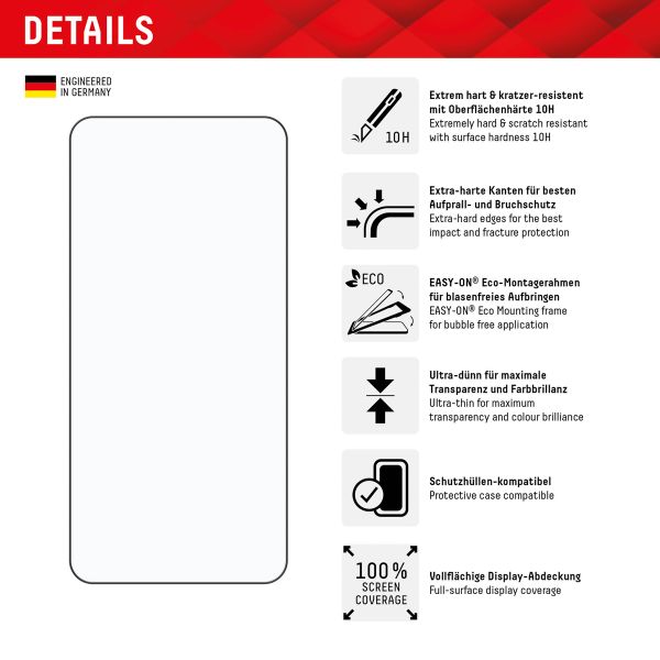 Displex Protection d'écran en verre trempé Real Glass Full Cover Samsung Galaxy S24 Plus