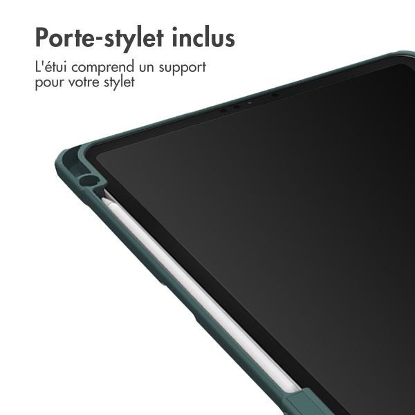 imoshion Coque tablette rigide Trifold Apple iPad 9 (2021) 10.2 pouces / iPad 8 (2020) 10.2 pouces / iPad 7 (2019) 10.2 pouces - Vert