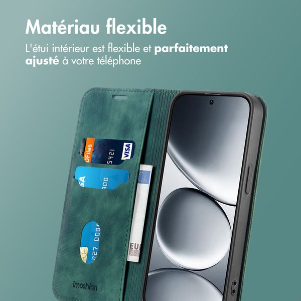 imoshion Étui de téléphone portefeuille Slim Xiaomi Redmi Note 15 Pro Plus (5G) - Vert
