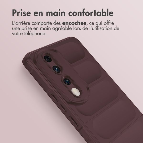 imoshion Coque arrière EasyGrip Honor 90 Pro - Aubergine