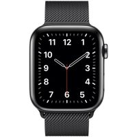 Apple Bracelet à boucle Milanais Apple Watch Series 1-10 / SE / Ultra (2) - 42/44/45/46/49 mm - Space Black