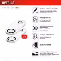 Displex CamGlass All-In-One Protection d'objectif de caméra Apple iPhone Air