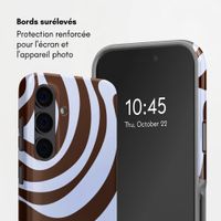 Selencia Coque arrière Vivid Samsung Galaxy S24 - Dream Swirl Chocolate