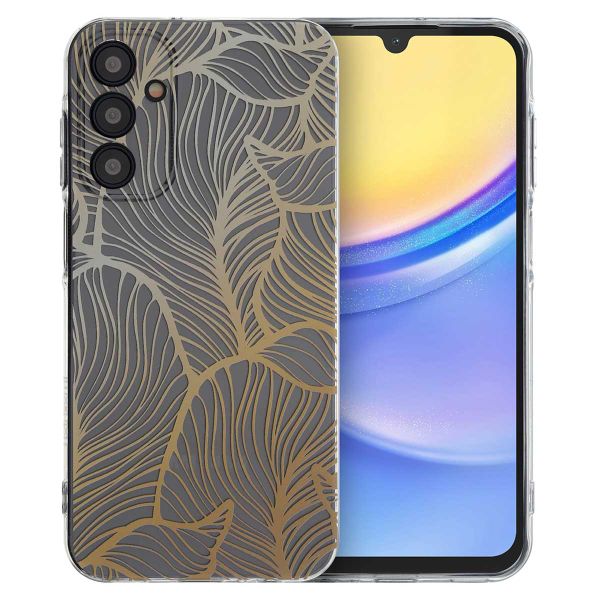 imoshion Coque Design Samsung Galaxy A15 (5G/4G) - Golden Leaves