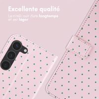 imoshion Étui de télephone portefeuille Design Samsung Galaxy S23 - Happy Dots