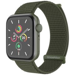 imoshion Bracelet en nylon Apple Watch Series 1 t/m 11 / SE / Ultra (44/45/46/49 mm) - Army Green
