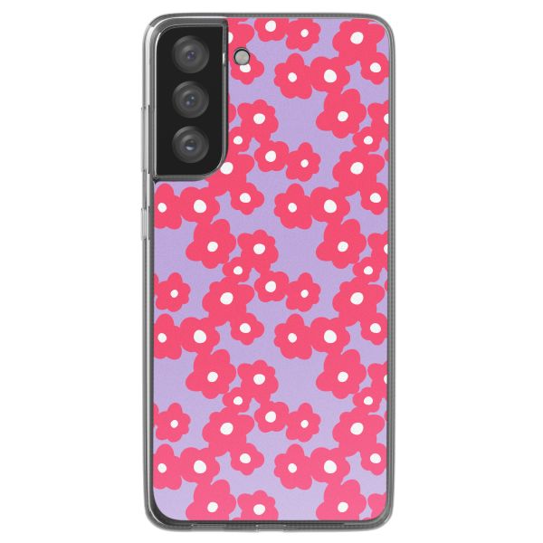 imoshion Coque design pour Samsung Galaxy S21 FE - Dusty Rose Blossoms