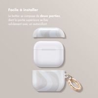 Selencia Coque Vivid Apple AirPods 4 - Desert Waves Beige