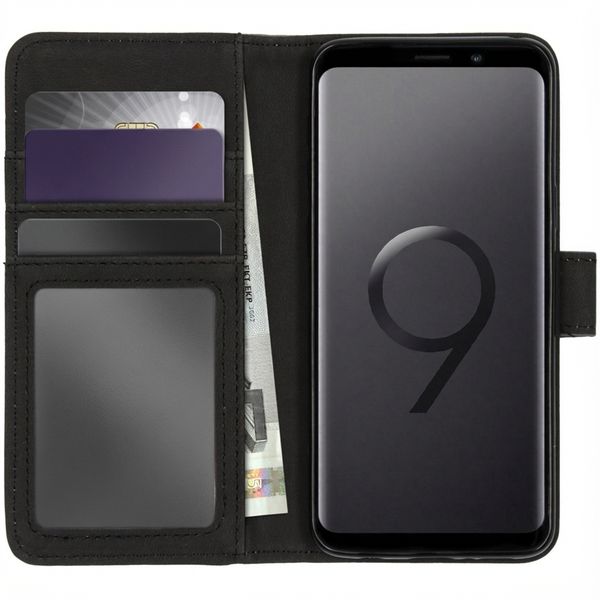 imoshion Étui de télephone portefeuille de luxe Samsung Galaxy S9 - Noir