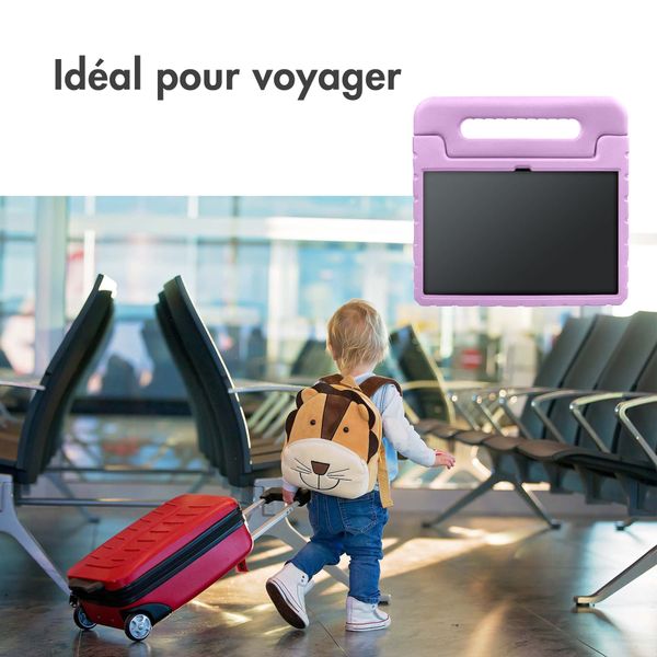 imoshion Coque kidsproof avec poignée iPad 9 (2021) 10.2 pouces / iPad 8 (2020) 10.2 pouces / iPad 7 (2019) 10.2 pouces - Lilas