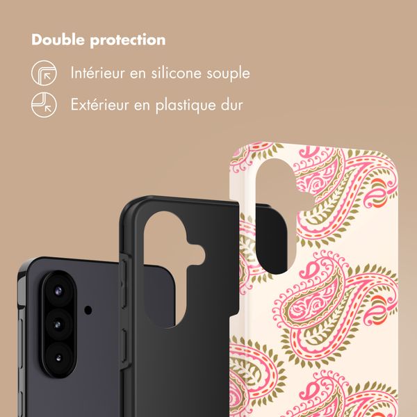 Selencia Coque arrière Vivid Samsung Galaxy A57 (5G) - Paisley Blush