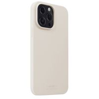 Holdit Coque Silicone iPhone 13 Pro - Light Beige