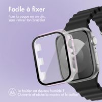 imoshion Coque rigide brillante à couverture complète pour Apple Watch Series 1 / 2 / 3 - 38 mm - Pearlescent