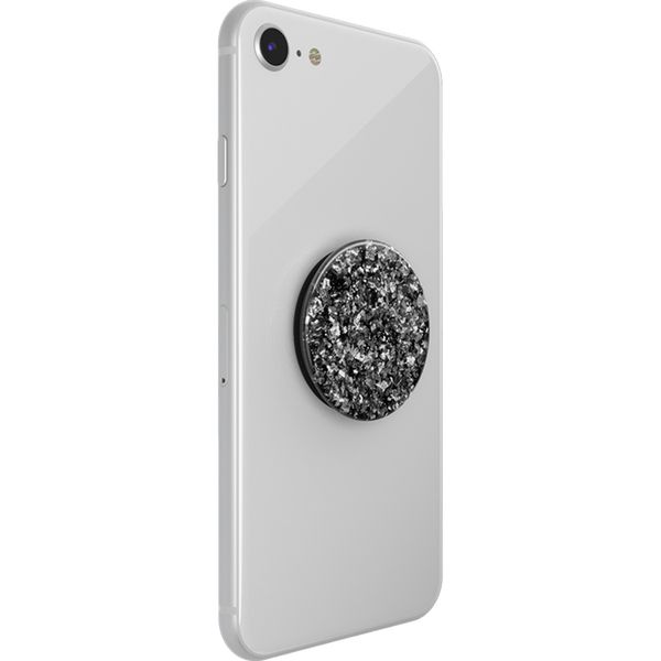 PopSockets PopGrip - Amovible - Foil Confetti Silver