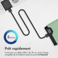 imoshion Batterie externe - 20.000 mAh - Quick Charge et Power Delivery - Vert