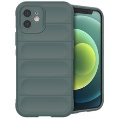 imoshion Coque arrière EasyGrip iPhone 12 - Vert foncé