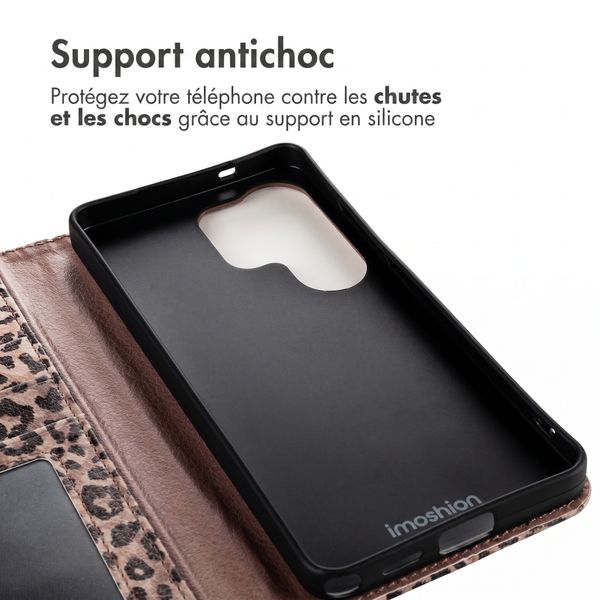 imoshion Étui de télephone portefeuille Design Samsung Galaxy S26 Ultra - Leopard Mood
