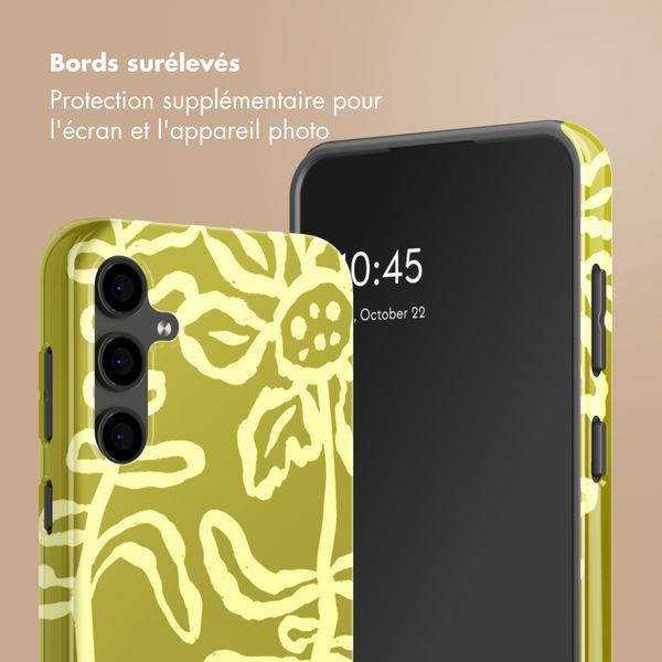 Selencia Coque arrière Vivid Samsung Galaxy S24 FE - Chalky Bloom