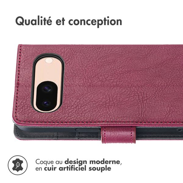 imoshion Étui de télephone portefeuille Google Pixel 8a - Bordeaux