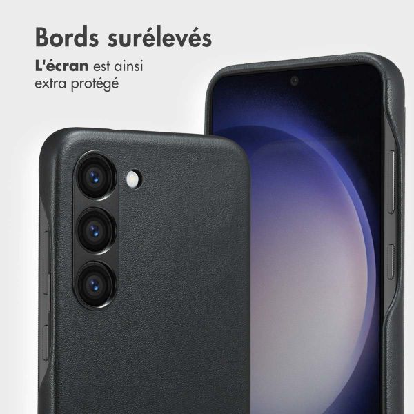 Accezz Étui de télephone portefeuille en cuir 2-en-1 avec MagSafe Samsung Galaxy S23 - Onyx Black