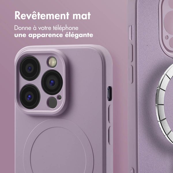 imoshion Coque Couleur avec MagSafe iPhone 14 Pro Max - Violet