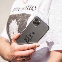 imoshion Coque Design Galaxy A22 (5G) - Live Laugh Love - Noir