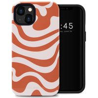 Selencia Coque arrière Vivid Tough Apple iPhone 13 - Dream Swirl Orange