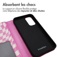 imoshion Étui de téléphone portefeuille Design Samsung Galaxy A33 - Retro Pink