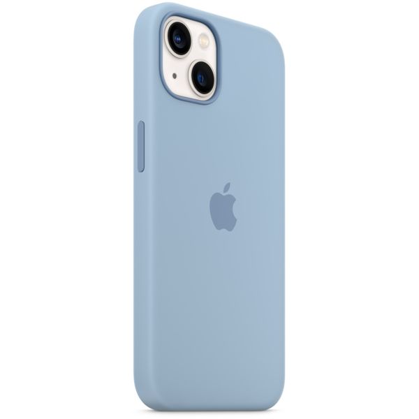 Apple Coque en silicone MagSafe iPhone 13 - Blue Fog