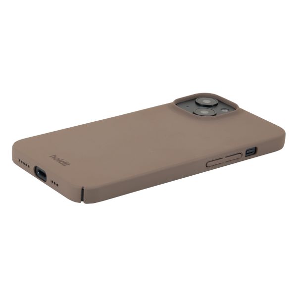 Holdit Coque Slim Apple iPhone 15 - Mocha Brown