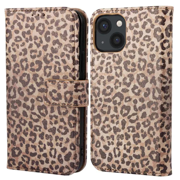 imoshion Étui de téléphone portefeuille Design iPhone 13 - Leopard Mood