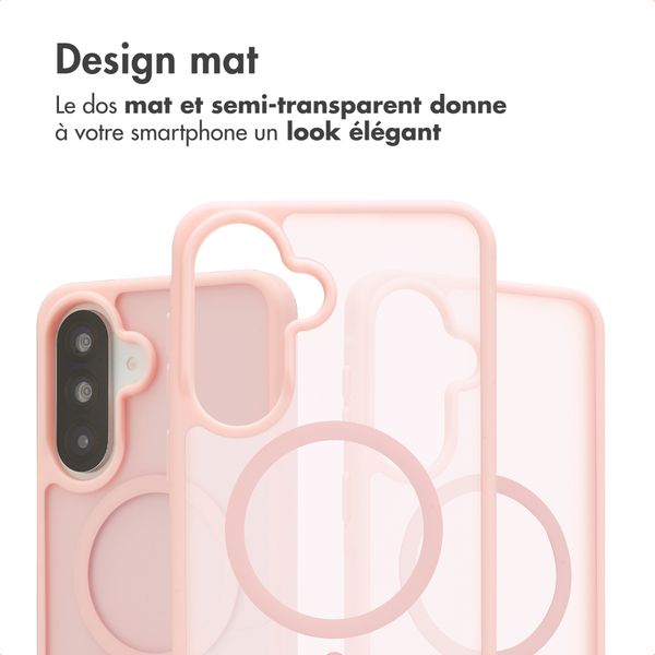 imoshion Coque Color Guard avec MagSafe Samsung Galaxy A37 (5G) - Rose clair