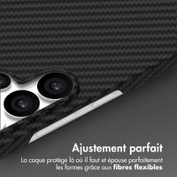 Accezz Coque Kevlar MagSafe Samsung Galaxy S25 Ultra - Noir