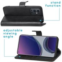 imoshion Étui de télephone portefeuille de luxe OnePlus 9 Pro - Noir