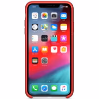 Apple Coque en silicone Apple iPhone Xs Max - Rouge