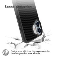 imoshion Rugged Hybrid Carbon Case Apple iPhone 16 - Noir