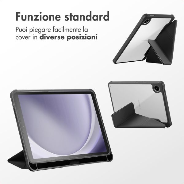 imoshion Coque tablette Origami Samsung Galaxy Tab A9 Plus - Noir
