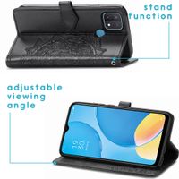 imoshion Etui de télephone Mandala Oppo A15 - Noir