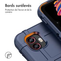 imoshion Coque Arrière Rugged Shield Samsung Galaxy Xcover 6 Pro - Bleu foncé