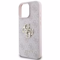 Guess Coque 4G Metal Logo Backcover Apple iPhone 16 Pro - Rose