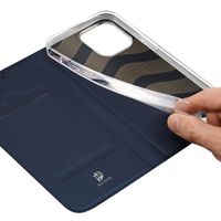 Dux Ducis Étui de téléphone Slim iPhone 15 Pro - Bleu foncé