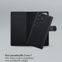 Selencia Étui portefeuille amovible Olyn avec MagSafe Samsung Galaxy S24 Ultra - Noir
